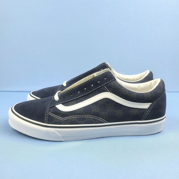 Vans Low Top Sneakers Mens Size 13 Old Skool Parisian Night Monogram Navy Blue - Picture 1 of 11